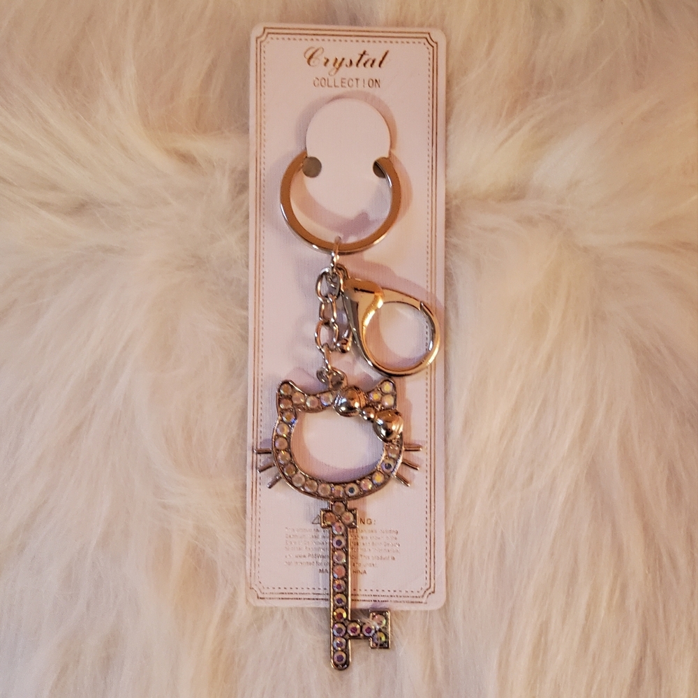 TOUCHLESS GOLD CAT KEY CHAIN